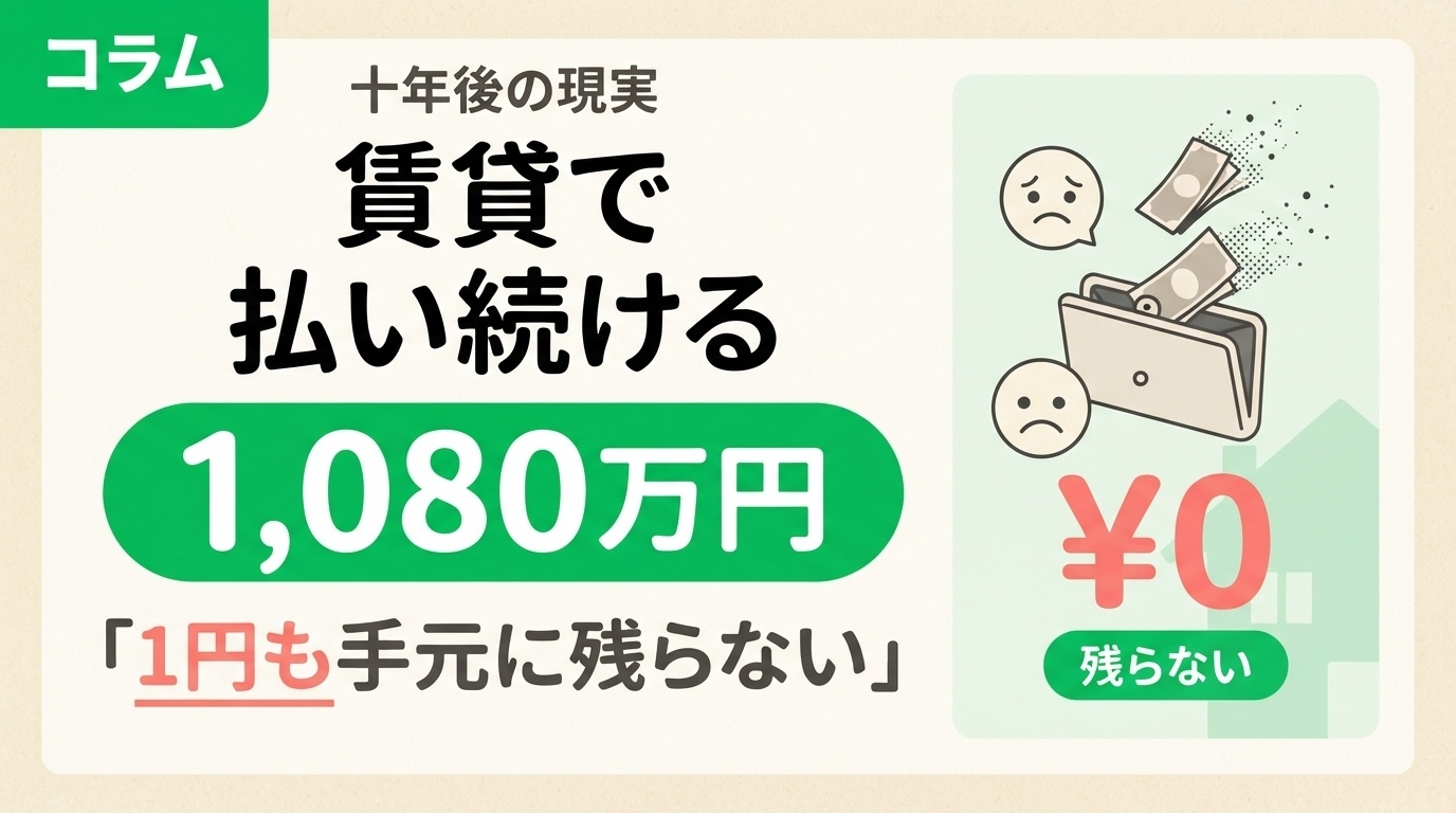 賃貸で払い続ける